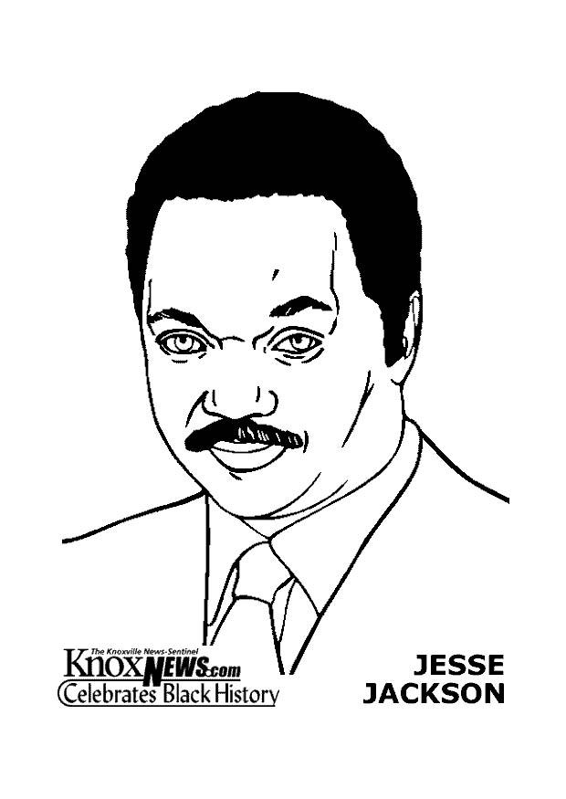 jesse jackson Målarbild jesse jackson