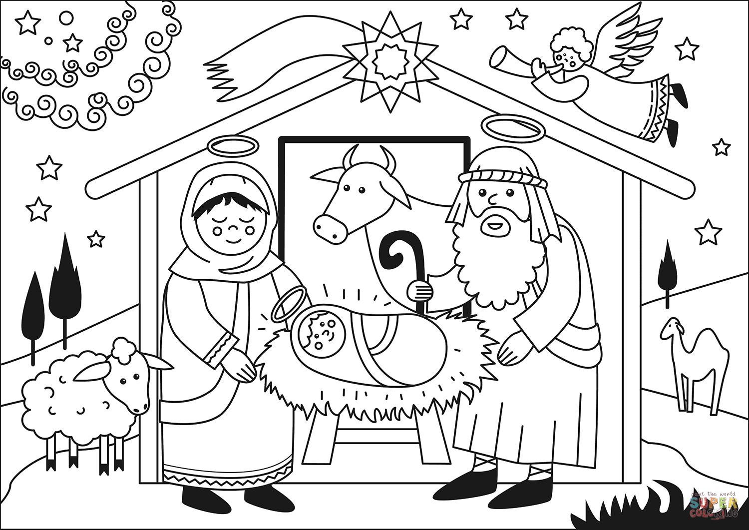 jesu fA¶delse Målarbild jesu fA¶delse