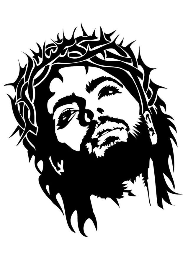 Målarbild jesus