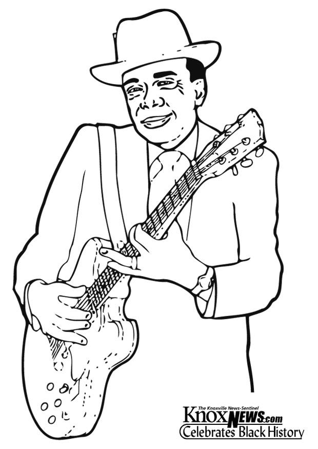 john lee hooker Målarbild john lee hooker