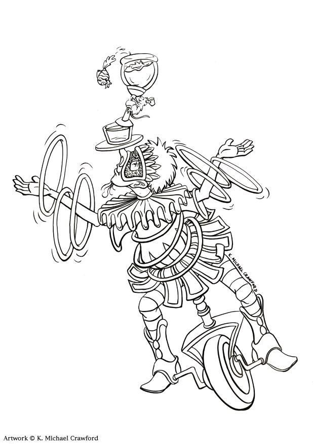 jonglA¶r Målarbild jonglA¶r