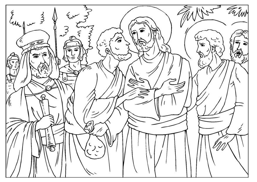 judas fA¶rrA¤deri Målarbild judas fA¶rrA¤deri