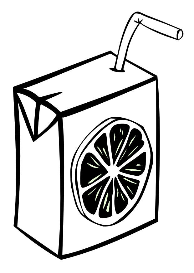 juice i tetrapak Målarbild juice i tetrapak
