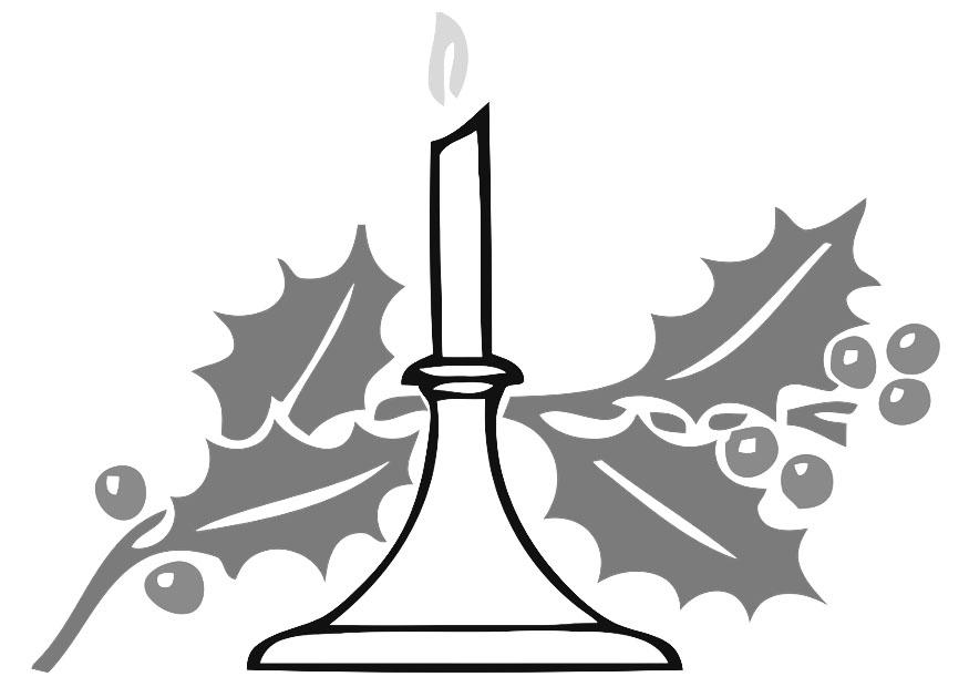 juleljus Målarbild juleljus