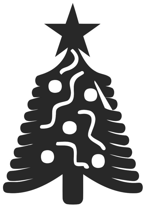 julgran Målarbild julgran