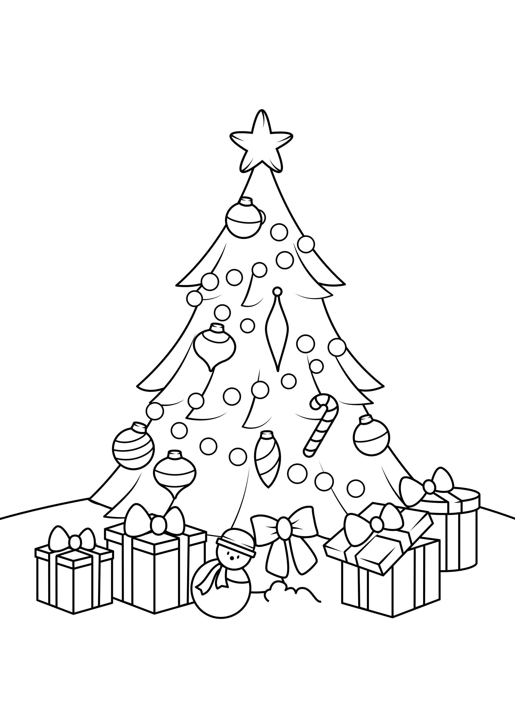 julgran Målarbild julgran