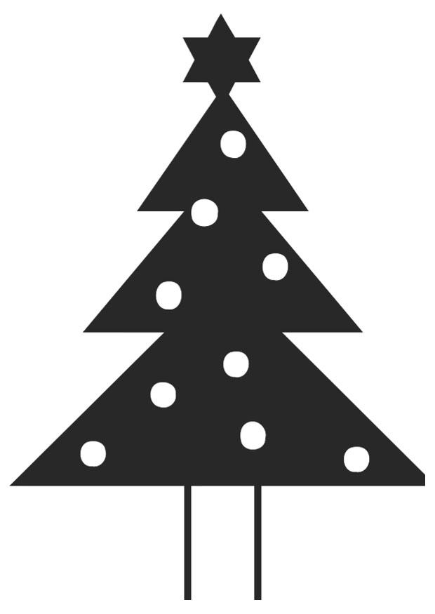 julgran med julstjA¤rna Målarbild julgran med julstjA¤rna