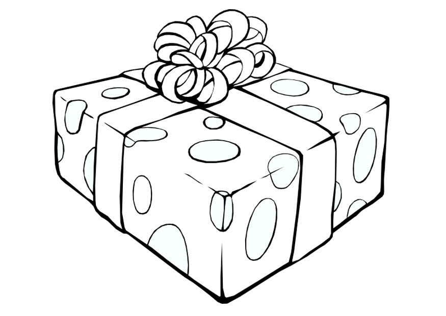 julklapp Målarbild julklapp