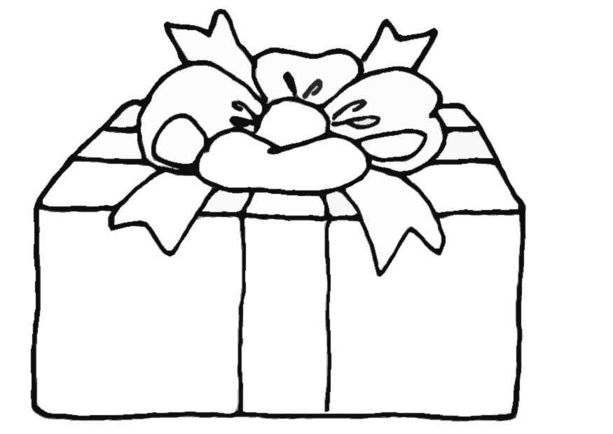 julklapp Målarbild julklapp
