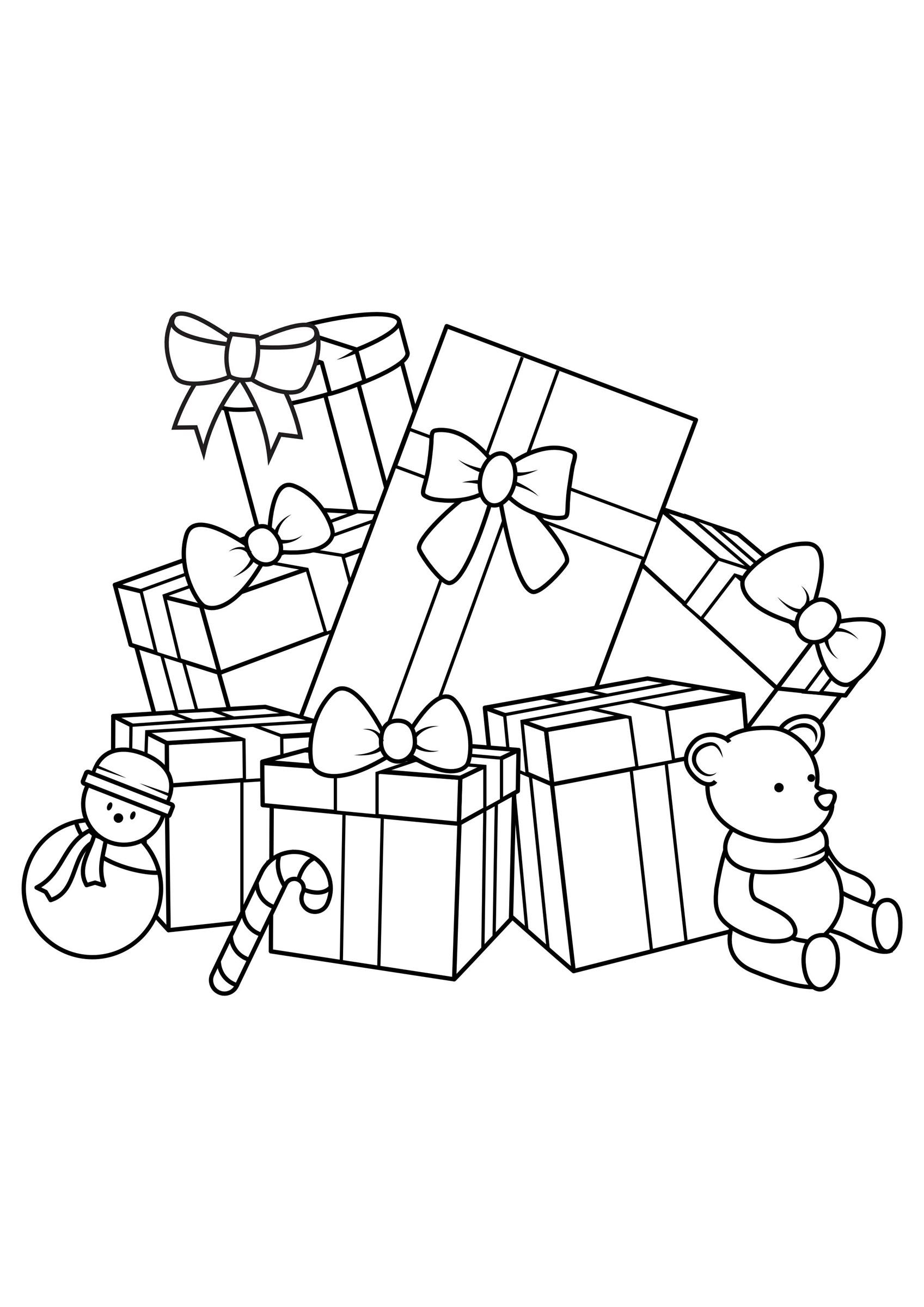 julklappar Målarbild julklappar