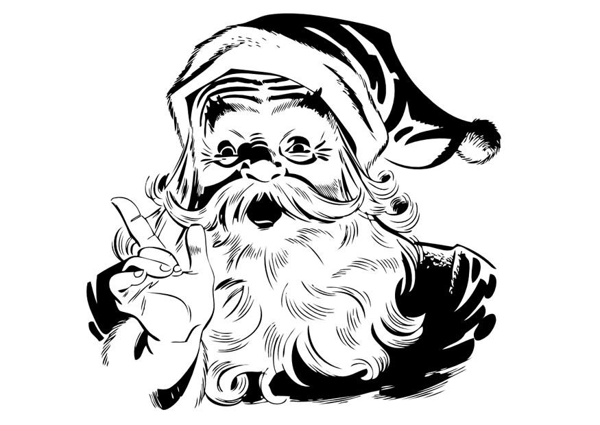 jultomten Målarbild jultomten