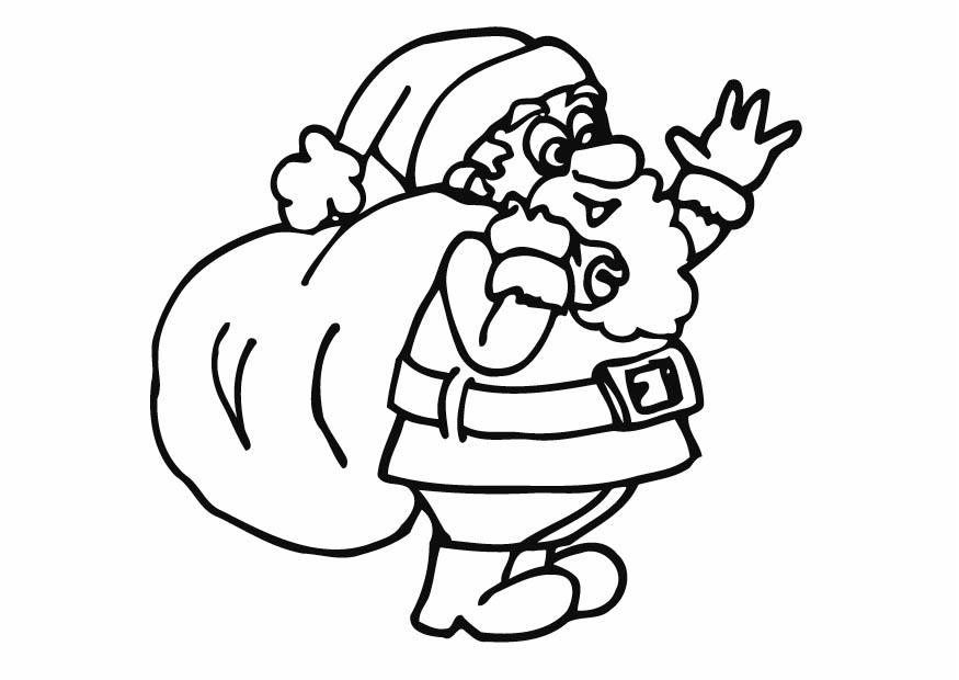 jultomten Målarbild jultomten