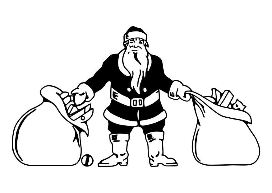 jultomten Målarbild jultomten