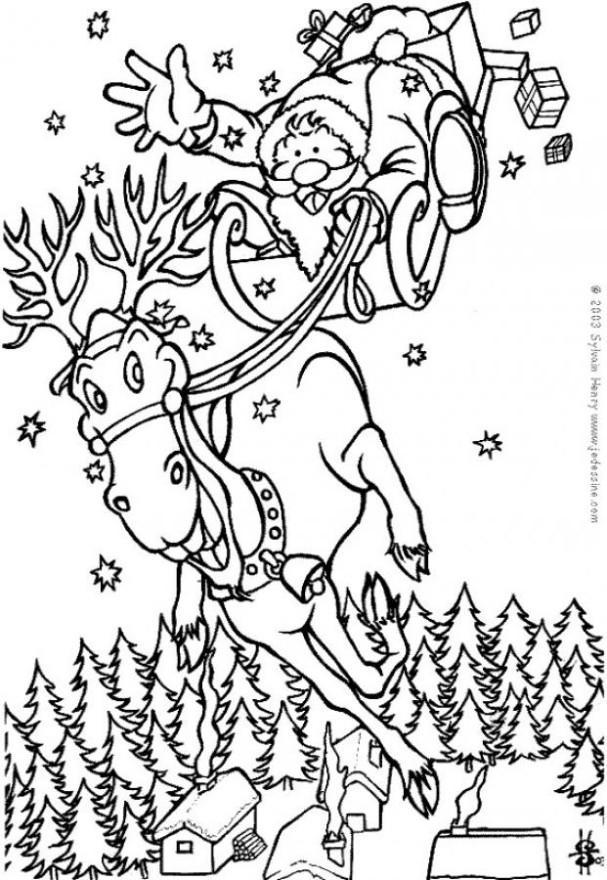 jultomten Målarbild jultomten