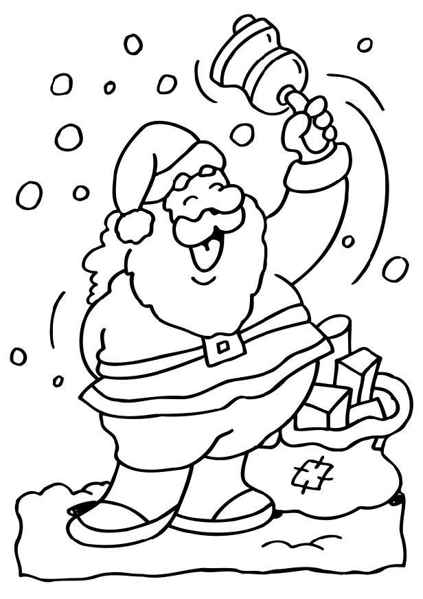 jultomten Målarbild jultomten