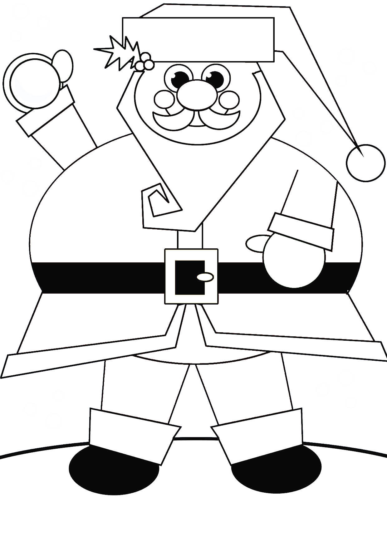 jultomten Målarbild jultomten