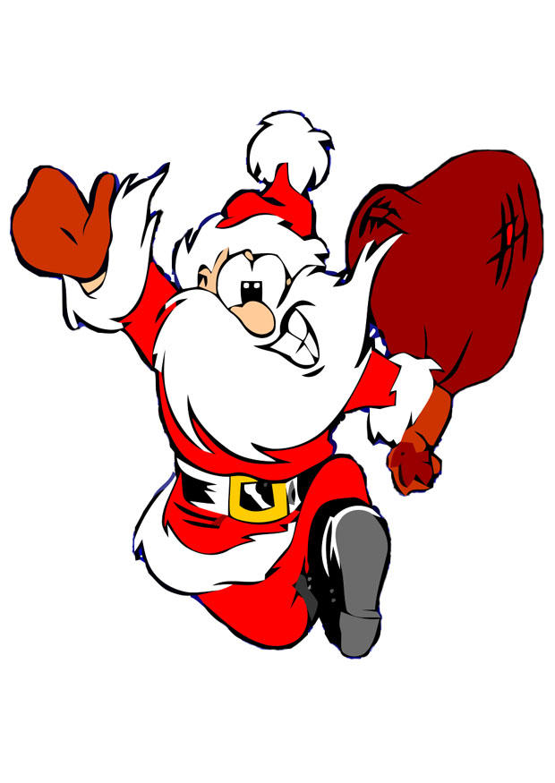 jultomten springer bild jultomten springer