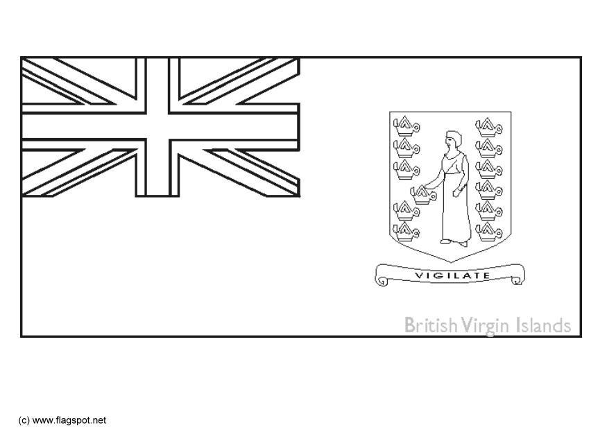 jungfruA¶arna, storbritannien Målarbild jungfruA¶arna, storbritannien