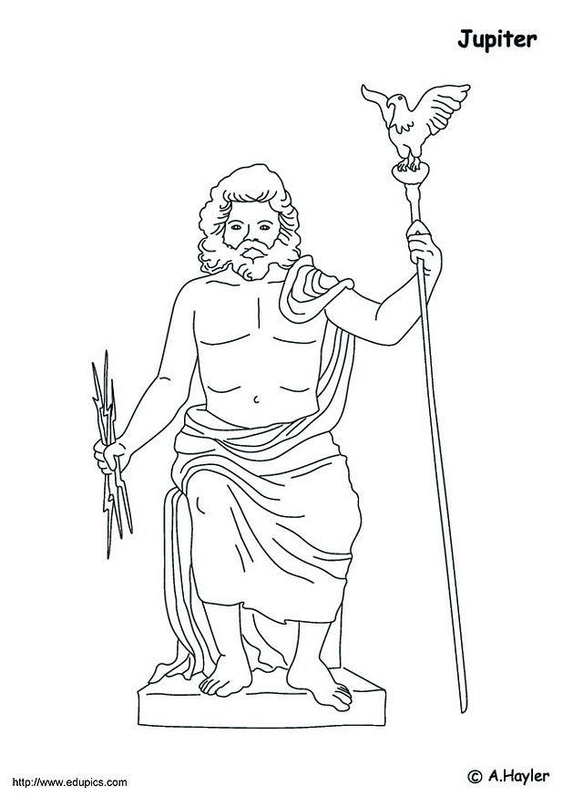 Målarbild jupiter