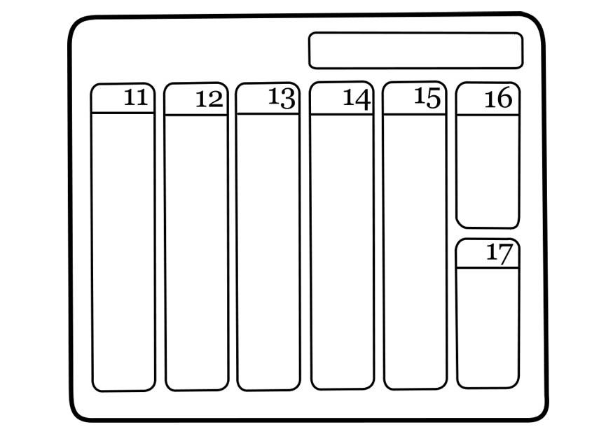 kalender Målarbild kalender