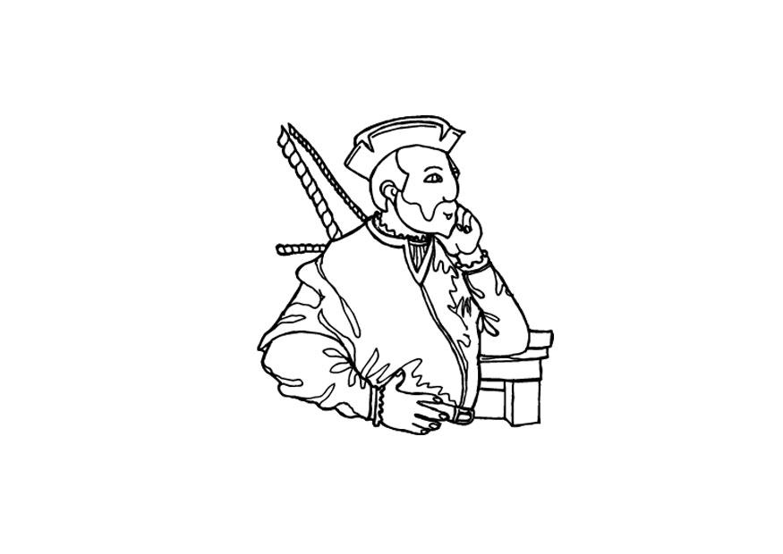 kapten Målarbild kapten
