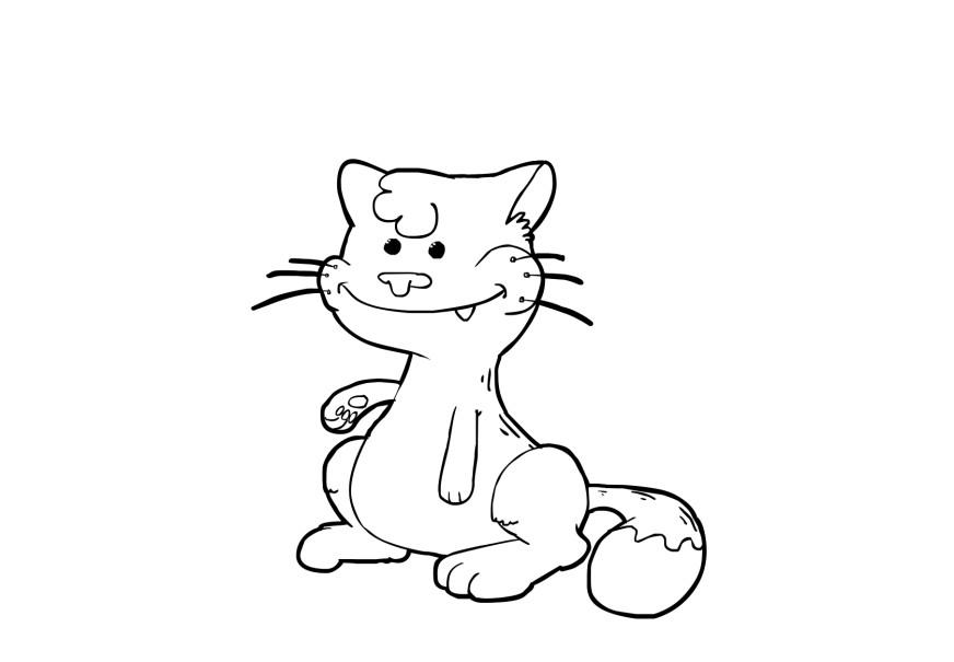 katt Målarbild katt