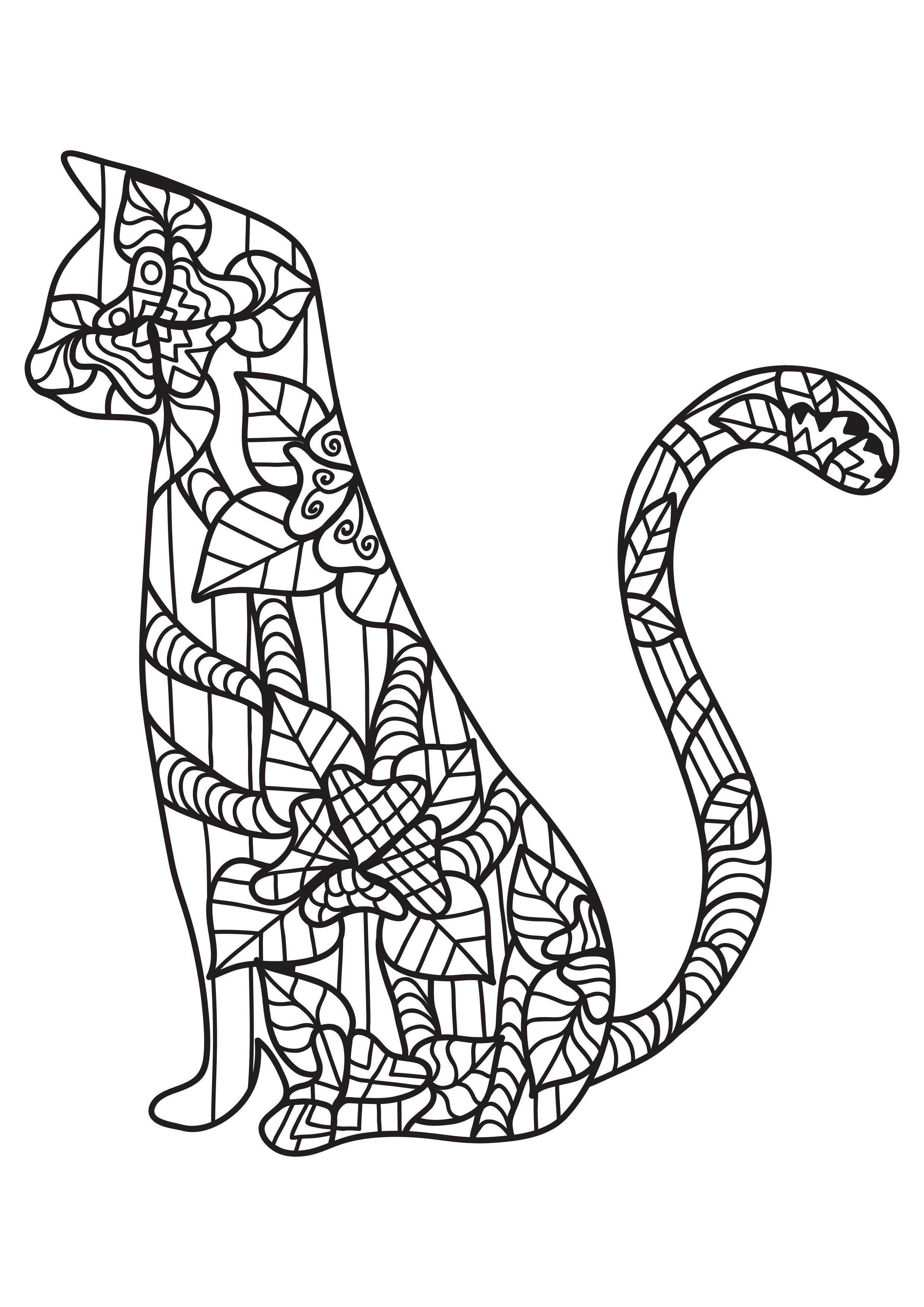 katt Målarbild katt