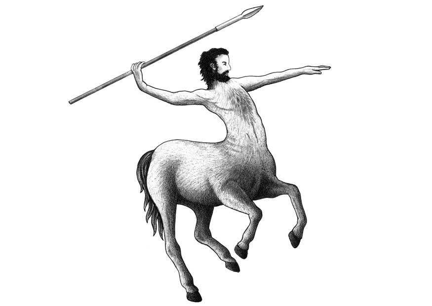kentaur Målarbild kentaur