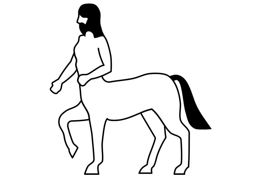 kentaur Målarbild kentaur