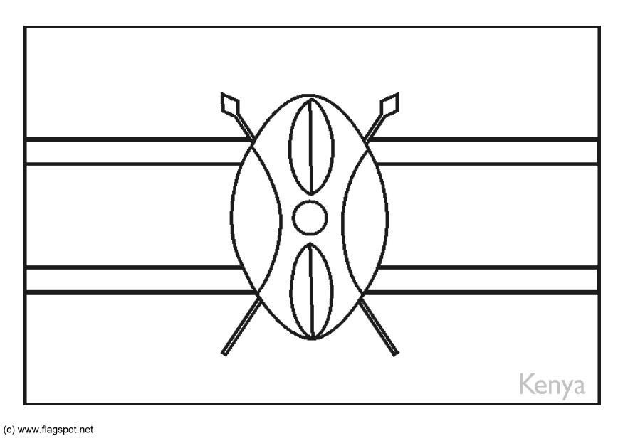 Målarbild kenya