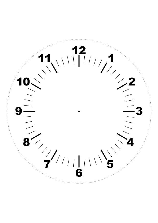 klocka Målarbild klocka