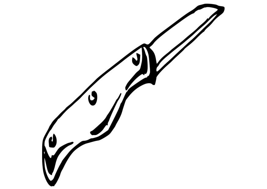 kniv Målarbild kniv