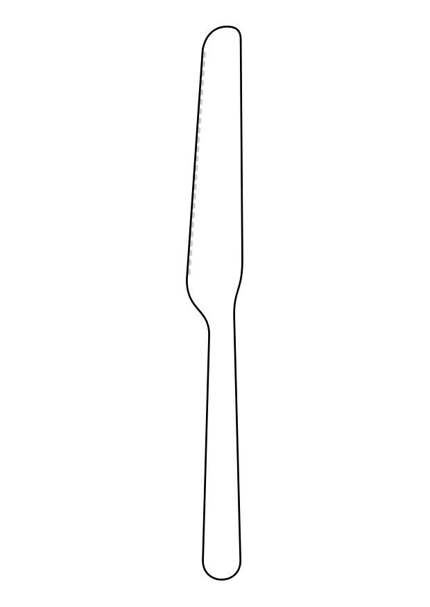 kniv Målarbild kniv