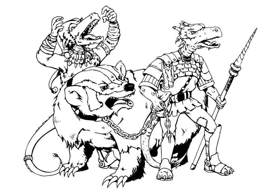 Målarbild kobold