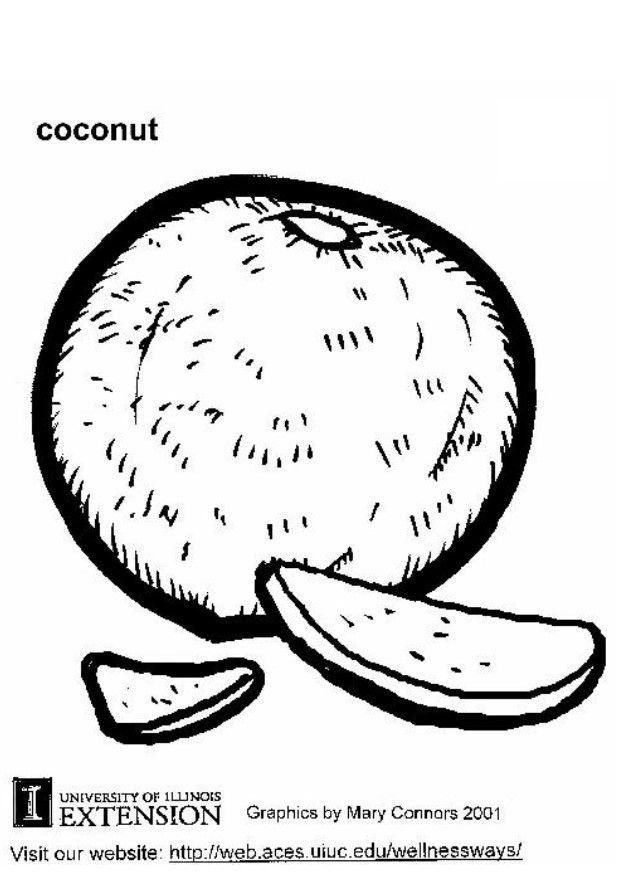 kokosnA¶t Målarbild kokosnA¶t