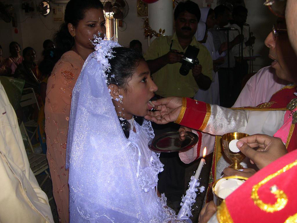Foto konfirmation - nattvarden