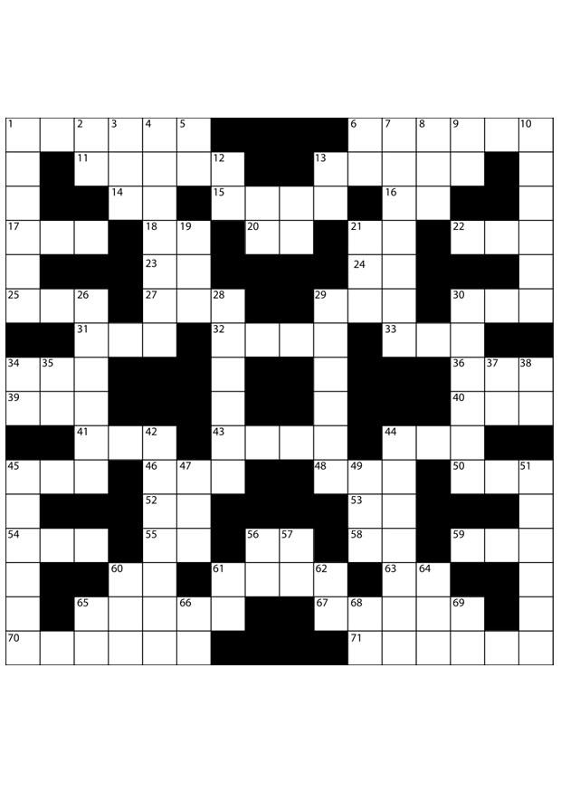 korsord Målarbild korsord