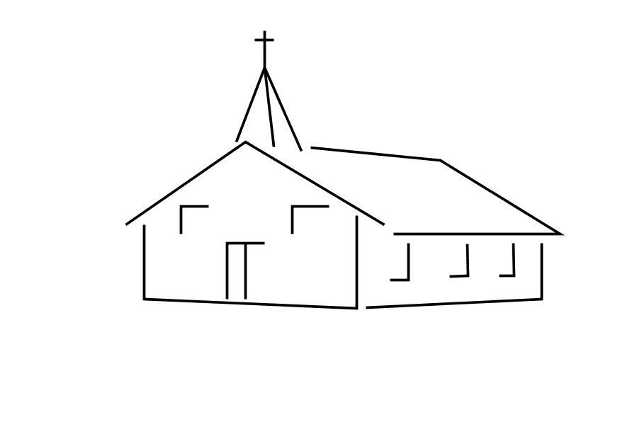 kyrka Målarbild kyrka