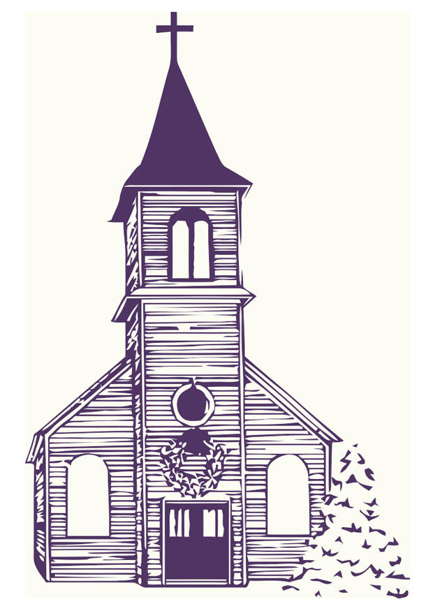 kyrka om vintern bild kyrka om vintern