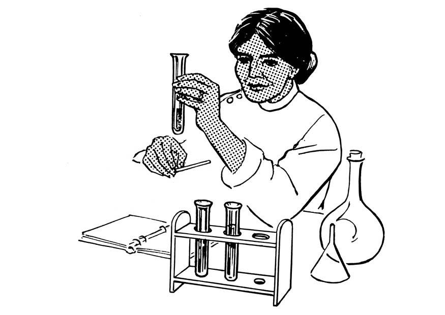 laboratorieassistent Målarbild laboratorieassistent