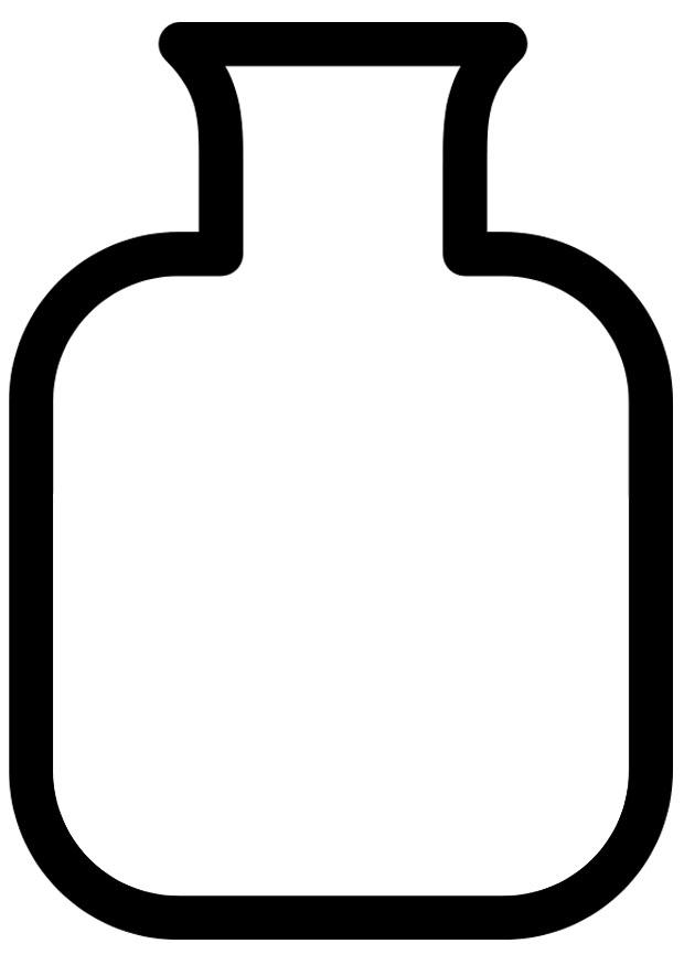 laboratoriekolv Målarbild laboratoriekolv