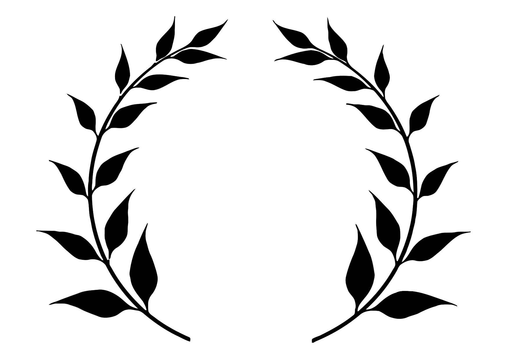Målarbild lagerkrans