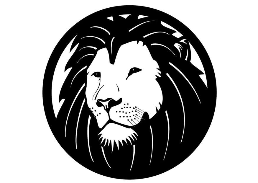 lejon Målarbild lejon