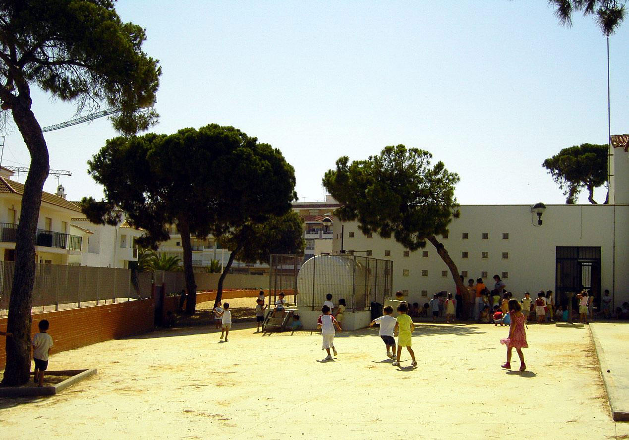 lekplats i spanien Foto lekplats i spanien