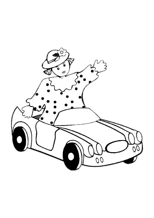Målarbild leksaksbil