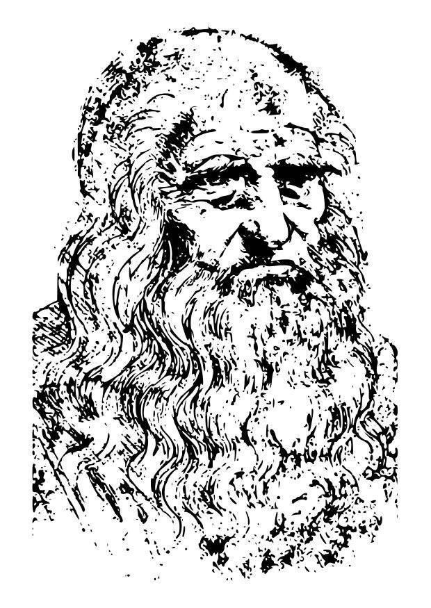 leonardo da vinci Målarbild leonardo da vinci