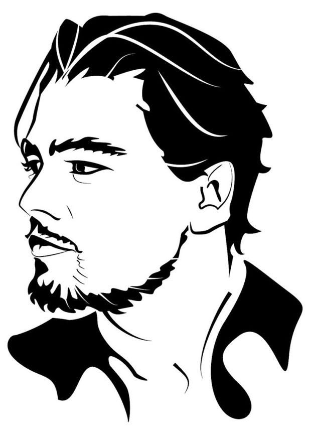Målarbild leonardo di caprio