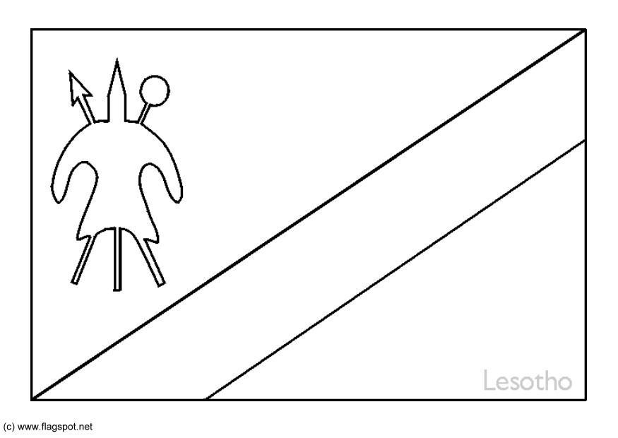 Målarbild lesotho