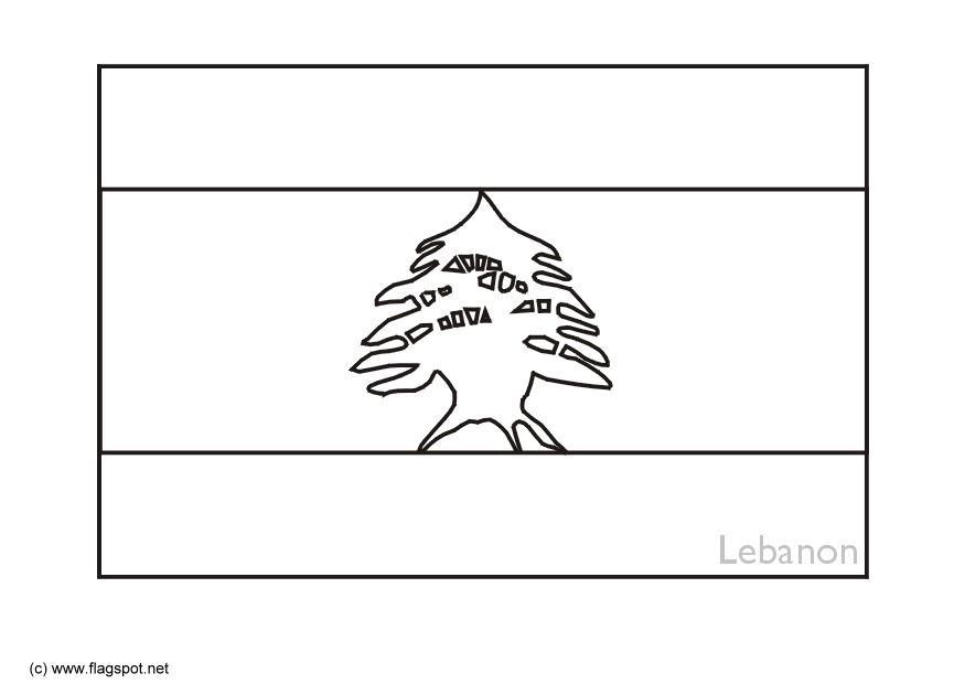 libanon Målarbild libanon