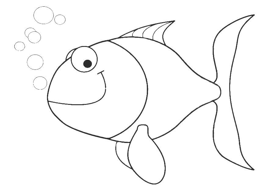 liten fisk Målarbild liten fisk